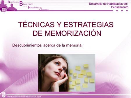 TÉCNICAS Y ESTRATEGIAS