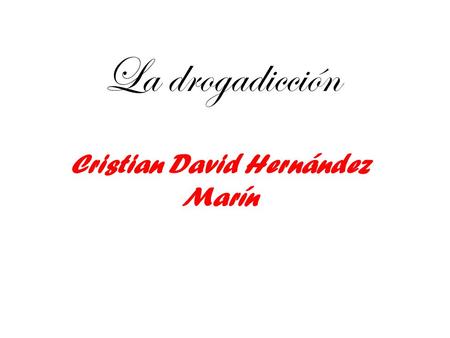 Cristian David Hernández Marín
