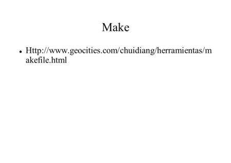 Make  akefile.html.