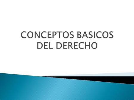 Expresiones jurídicas básicas forman un sistema  Términos primitivos: no se definen por ninguno de los restantes  Términos derivados: en su definición.