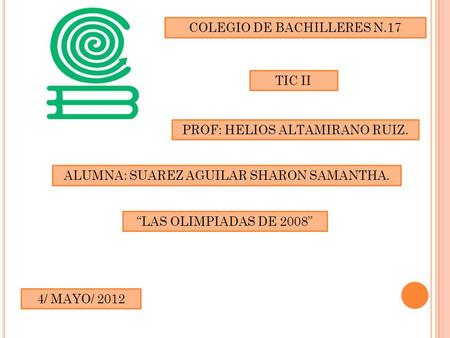 COLEGIO DE BACHILLERES N.17