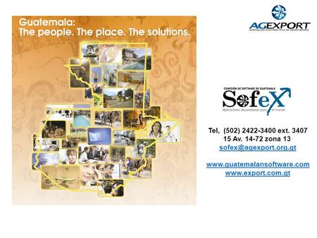 Tel, (502) 2422-3400 ext. 3407 15 Av. 14-72 zona 13