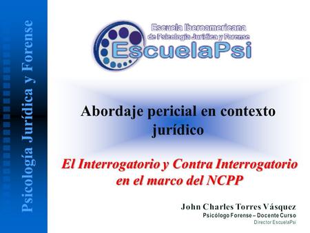 Abordaje pericial en contexto jurídico