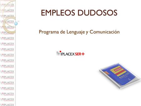 Programa de Lenguaje y Comunicación