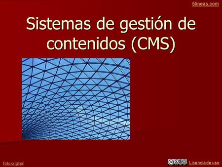 Sistemas de gestión de contenidos (CMS)