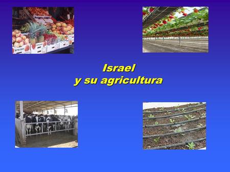 Israel y su agricultura