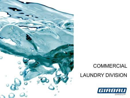 COMMERCIAL LAUNDRY DIVISION. GROWING TOGETHER 0. INDICE OTROS 1.Lavadoras centrifugadoras 2. Modelos y versiones Product range HS High Speed MG High.