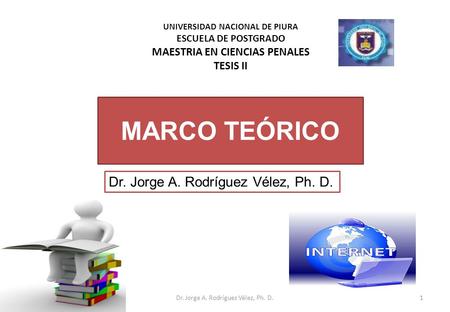 MARCO TEÓRICO Dr. Jorge A. Rodríguez Vélez, Ph. D.