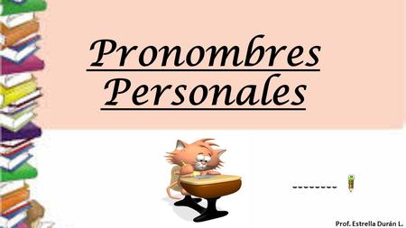 Pronombres Personales