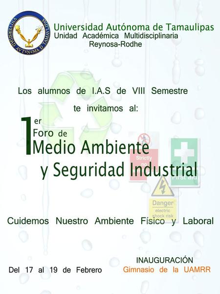 Inauguración: MES Jaime Alberto Arredondo Lucio. Foro 2010.