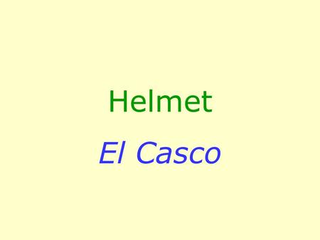 Helmet El Casco. Football El fútbol americano Winner El ganador/ La ganadora.