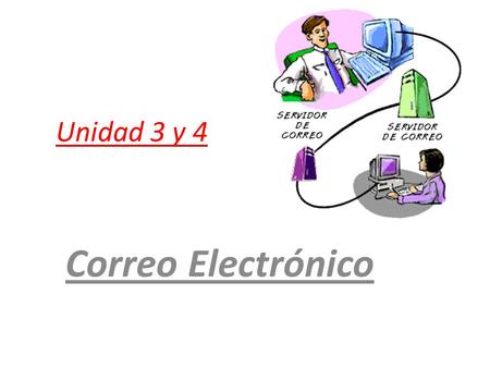 Unidad 3 y 4 Correo Electrónico.