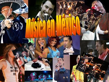 Música en México.