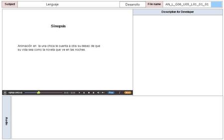 Description for Developer Audio SubjectLO File name Sinopsis Animación en la una chica le cuenta a otra su deseo de que su vida sea como la novela que.