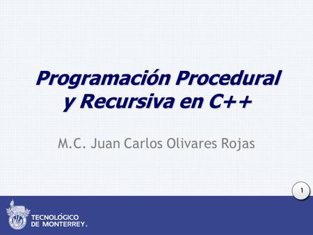 Programación Procedural y Recursiva en C++