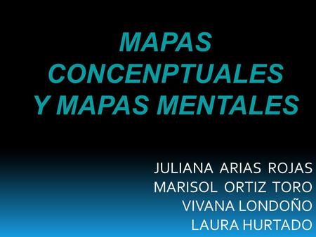 MAPAS CONCENPTUALES Y MAPAS MENTALES
