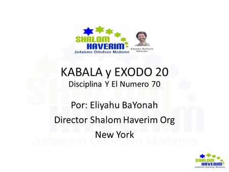 Director Shalom Haverim Org