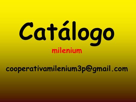 Catálogo milenium