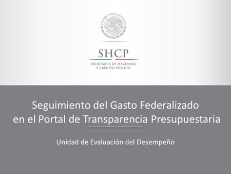 Unidad de Evaluación del Desempeño