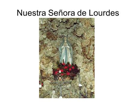 Nuestra Señora de Lourdes. Historia En 1911, providencialmente llegan a la volla de Santos Lugares dos padres procedentes de Chile: Roman Heitmann y Gofredo.