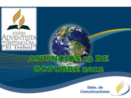 Hoy culminan las suscripciones para los materiales devocionales 2013. Informes: Hna. Zulema La Torre.
