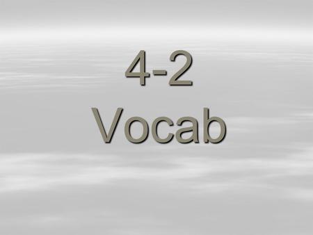 4-2 Vocab. Las joyas El oro La pulsera Los aretes.