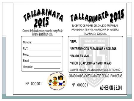 GRAN TALLARINATA 2015 Campaña Invierno ESTE SÁBADO 8 DE AGOSTO 2015 DESDE LAS 17.00 HORAS PARTICIPA CON NOSOTROS DISFRUTANDO DE NUESTRA TALLARINATA SOLIDARIA.