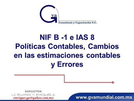 EXPOSITOR L.C. EDUARDO M. ENRÍQUEZ G.