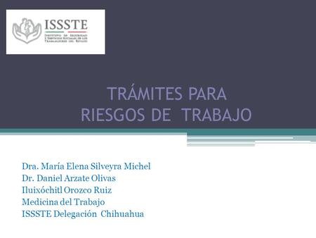 TRÁMITES PARA RIESGOS DE TRABAJO