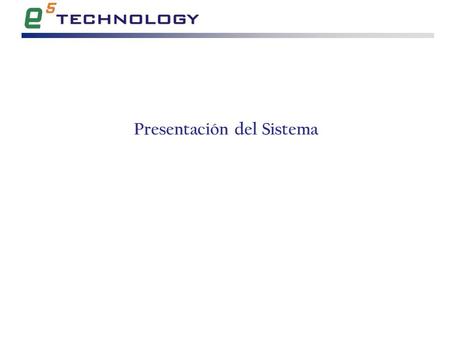 Presentación del Sistema. Tecnología desarrollada por un consorcio de empresas Canarias trabajando juntas en colaboración: Especializada en Energías Renovables,