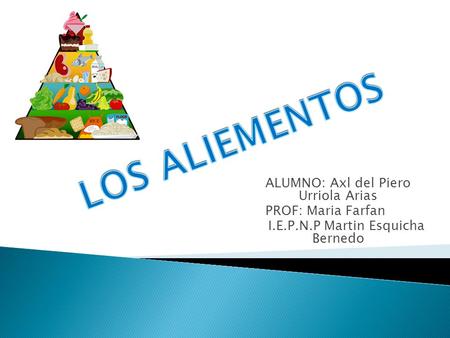 ALUMNO: Axl del Piero Urriola Arias PROF: Maria Farfan I.E.P.N.P Martin Esquicha Bernedo.