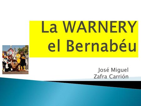 José Miguel Zafra Carrión.  Pues sencillamente es un paraíso de diversión nada más llegar te dan la bienvenida con un desfile u otra opción es echarte.
