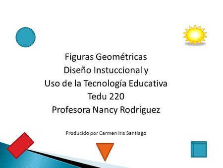 Uso de la Tecnología Educativa Tedu 220 Profesora Nancy Rodríguez