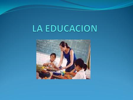 La educación formal en Colombia se conforma por los niveles de educación preescolar, educación básica, educación media y de nivel universitario. El gente.