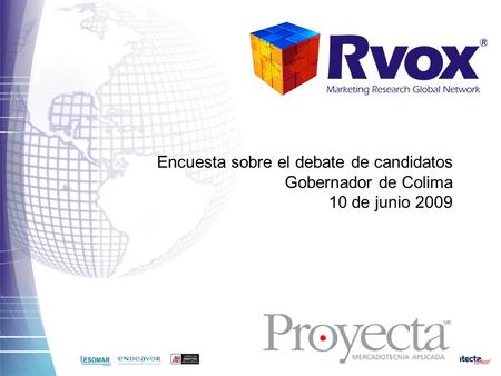 Encuesta sobre el debate de candidatos Gobernador de Colima 10 de junio 2009.
