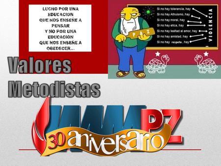 Valores Metodistas.