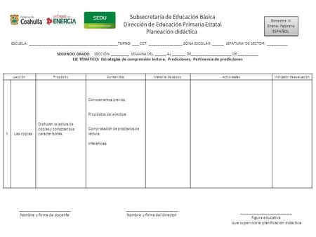 Subsecretaría de Educación Básica