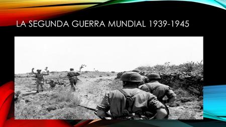 LA SEGUNDA GUERRA MUNDIAL 1939-1945. 1.CONTEXTO E ste Proyecto lo realizaremos en la institución educativa república de Israel de Cali. Institución oficial.