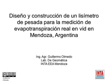 Ing. Agr. Guillermo Olmedo