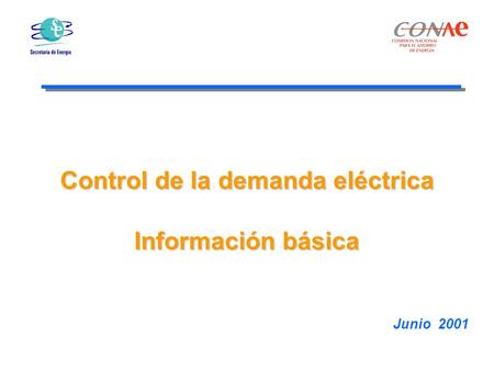 Control de la demanda eléctrica