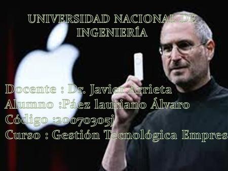STEVE JOBS A Jobs le interesaban bastante la electrónica razón que le llevó a unirse a un club llamado Hewlett- Packard Explorer Club, donde ingenieros.