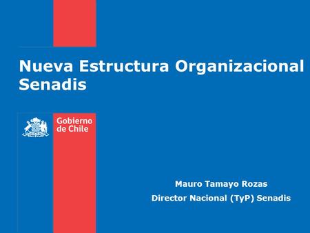 Nueva Estructura Organizacional Senadis