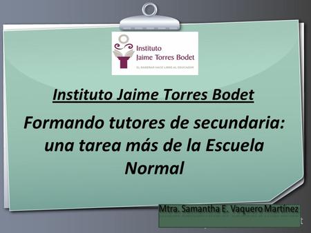 Instituto Jaime Torres Bodet