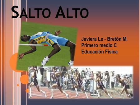 Javiera Le - Bretón M. Primero medio C Educación Física