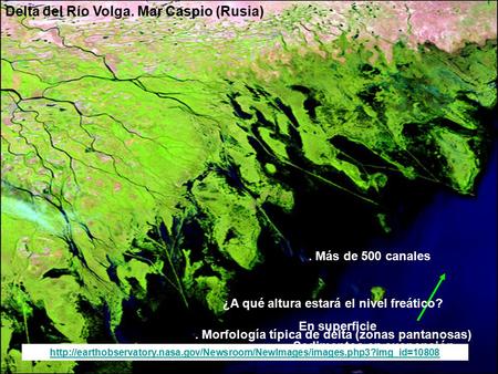 Delta del Río Volga. Mar Caspio (Rusia)