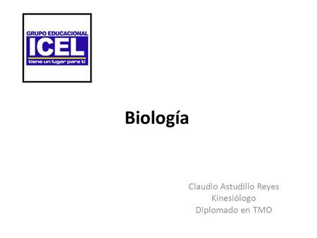 Claudio Astudillo Reyes Kinesiólogo Diplomado en TMO