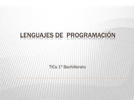 Lenguajes de Programación