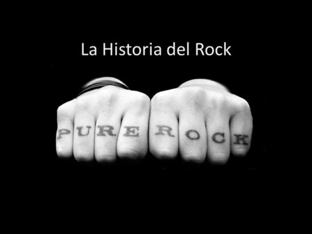 La Historia del Rock.
