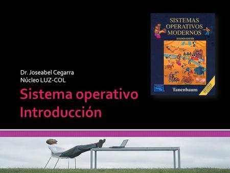 Dr. Joseabel Cegarra Núcleo LUZ-COL.  El SO tiene como labor administrar todos los dispositivos y proporcionar a los programas de usuario una interfaz.