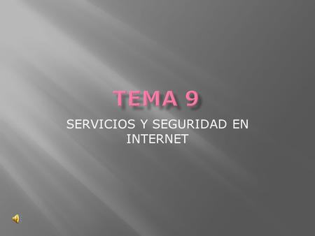 SERVICIOS Y SEGURIDAD EN INTERNET.  FORMACIÓN A DISTANCIA  La Universidad Oberta de Catalunya, hace posible que los alumnos y profesores intercambien.